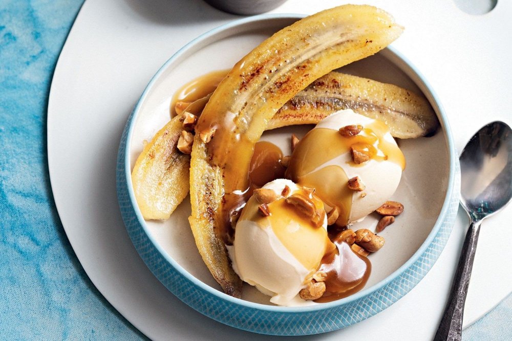 Десерт из замороженных бананов