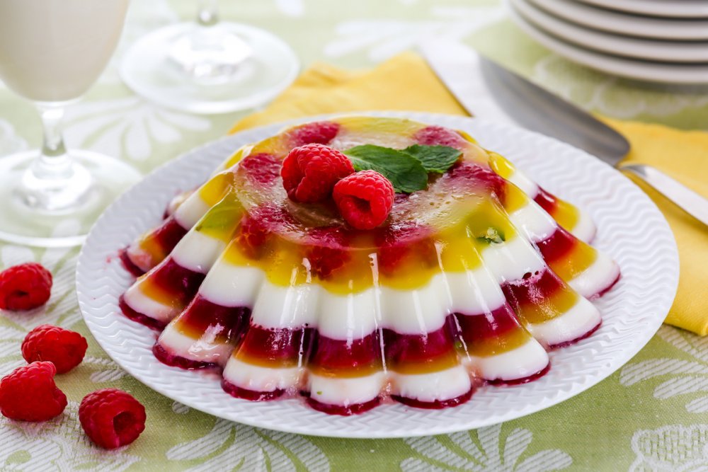 Десерт ягодный с желатином