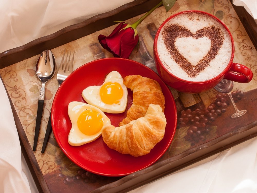 Завтрак на день влюбленных