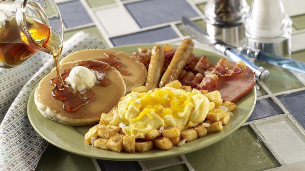 Классический американский завтрак