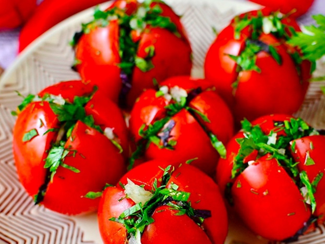 Рецепты со свежих помидор