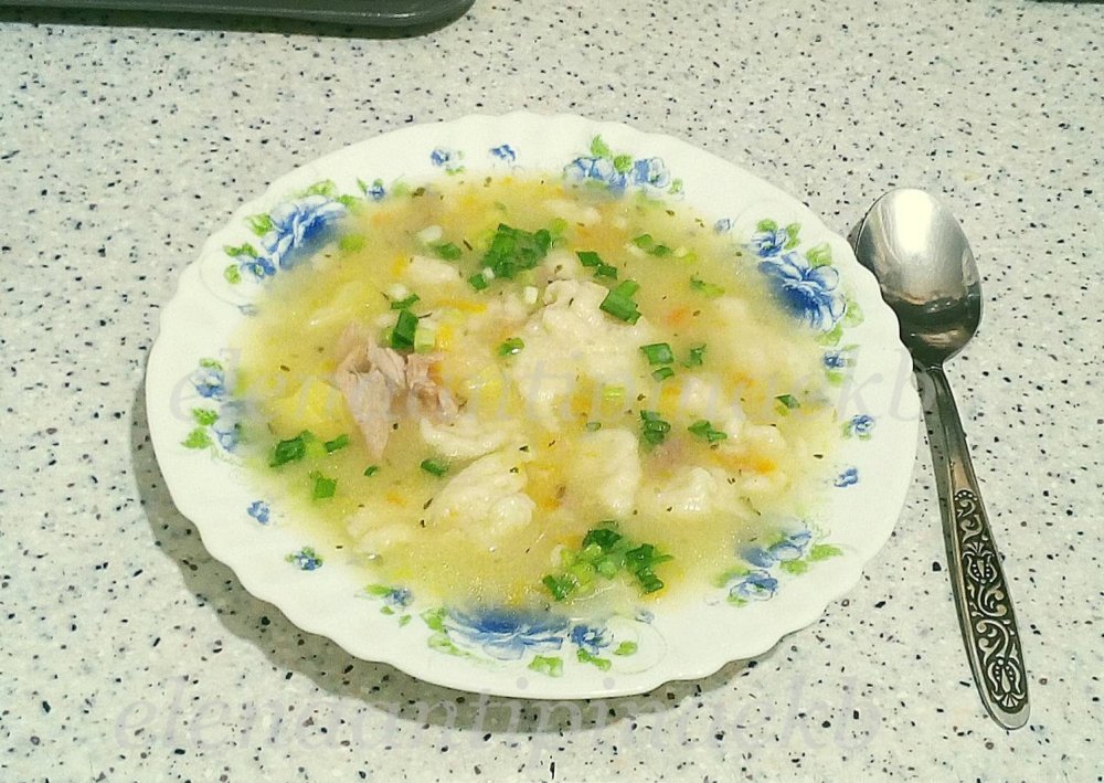 Лазерсон суп с клецками