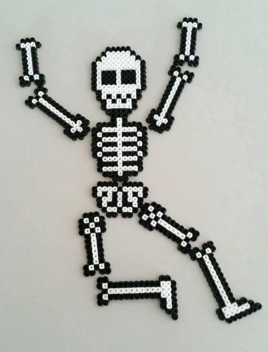 Скелет из бисера
