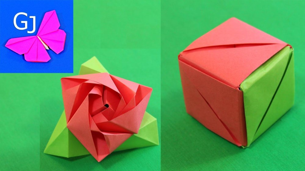 Оригами из бумаги без клея
