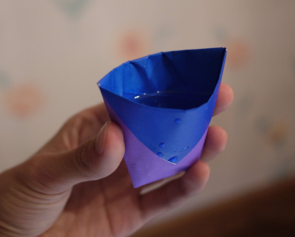 Оригами стаканчик